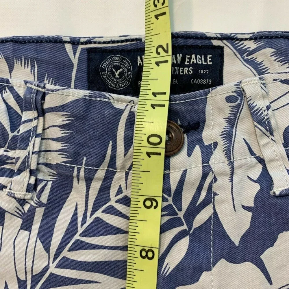 American Eagle PREP Chino Shorts‎ Stretch Tropical